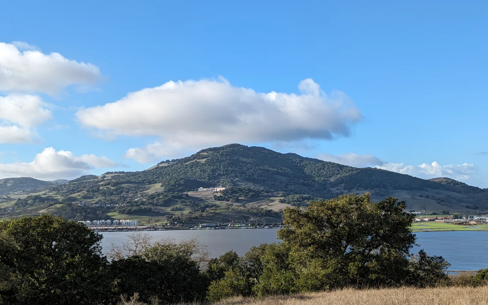 Mount Burdell landscape photographed from Rush Creek Open Space Preserve in Novato